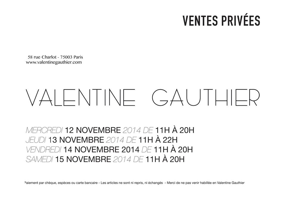 valentine gauthier vente privée blog mode wa off